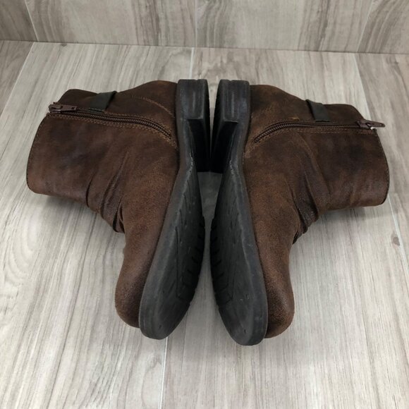 Baretraps Ankle Boots Womens 7M Callahan Brown Zip Booties - Picture 5 of 11